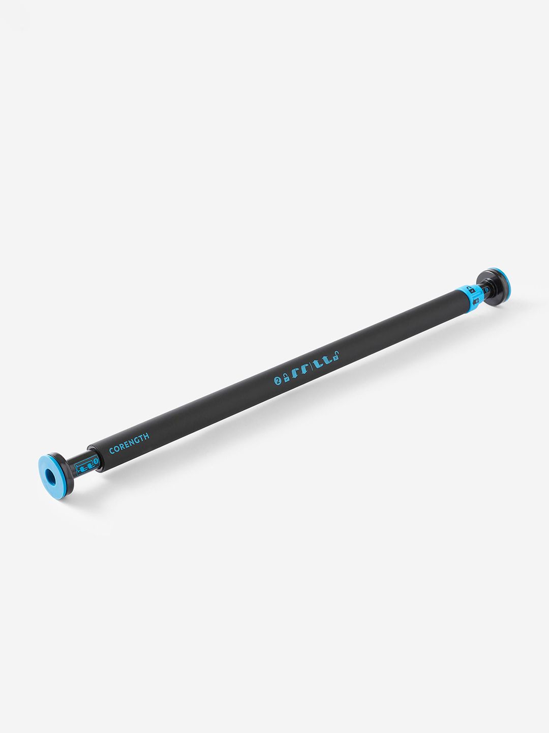 Decathlon Decathlon Corength - Unisex Black and Blue Breaking Resistant Weight Training Pull Up Bar