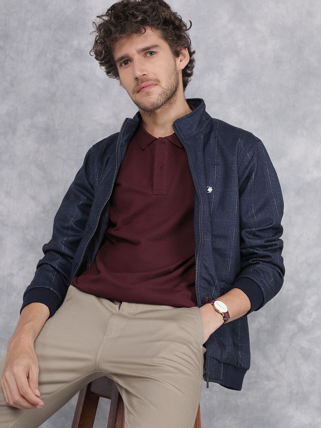 Crimsoune Club Men Lightweight Longline Tailored Jacket