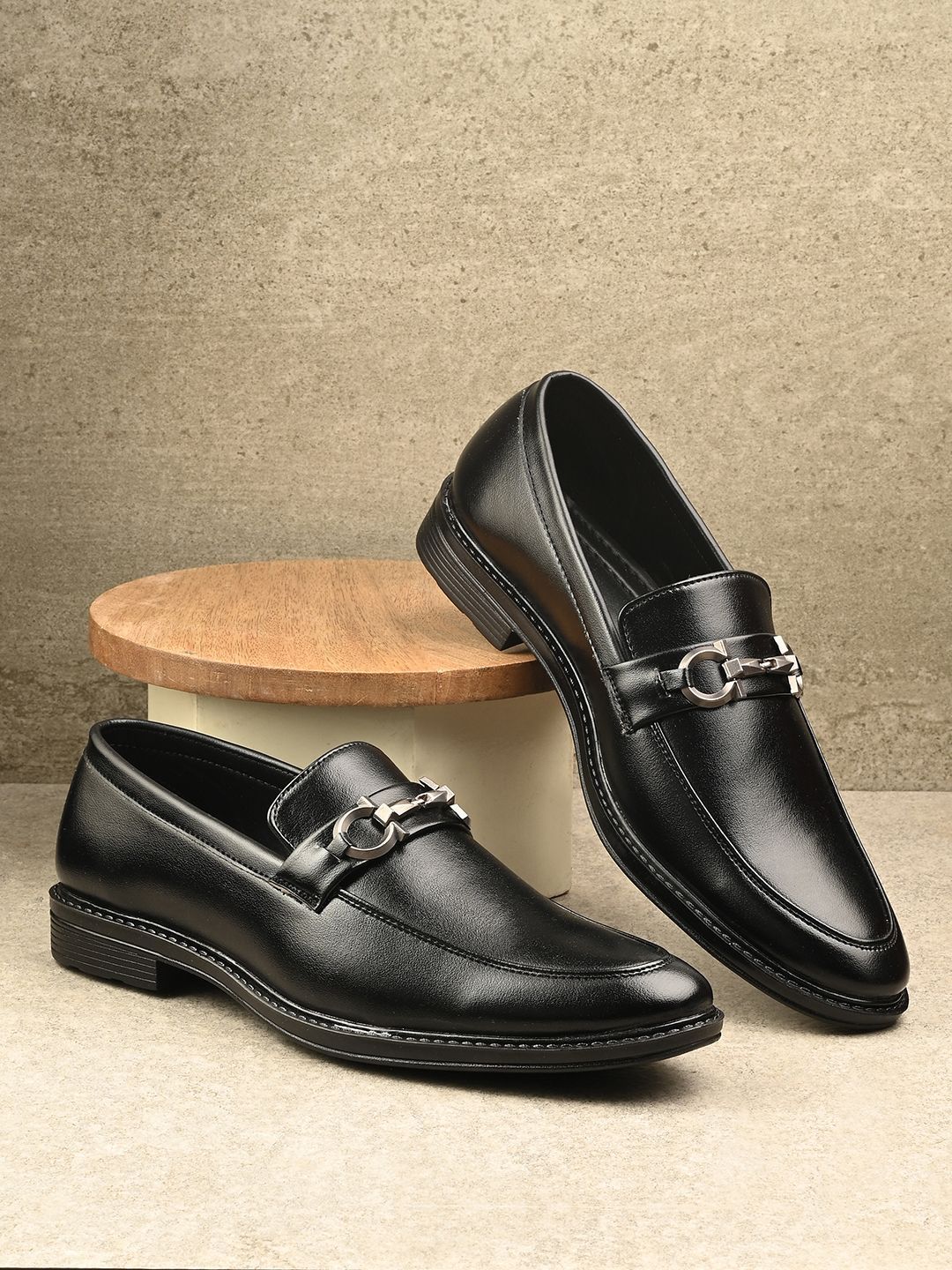 HERE&NOW Men Formal Slip-On Loafers