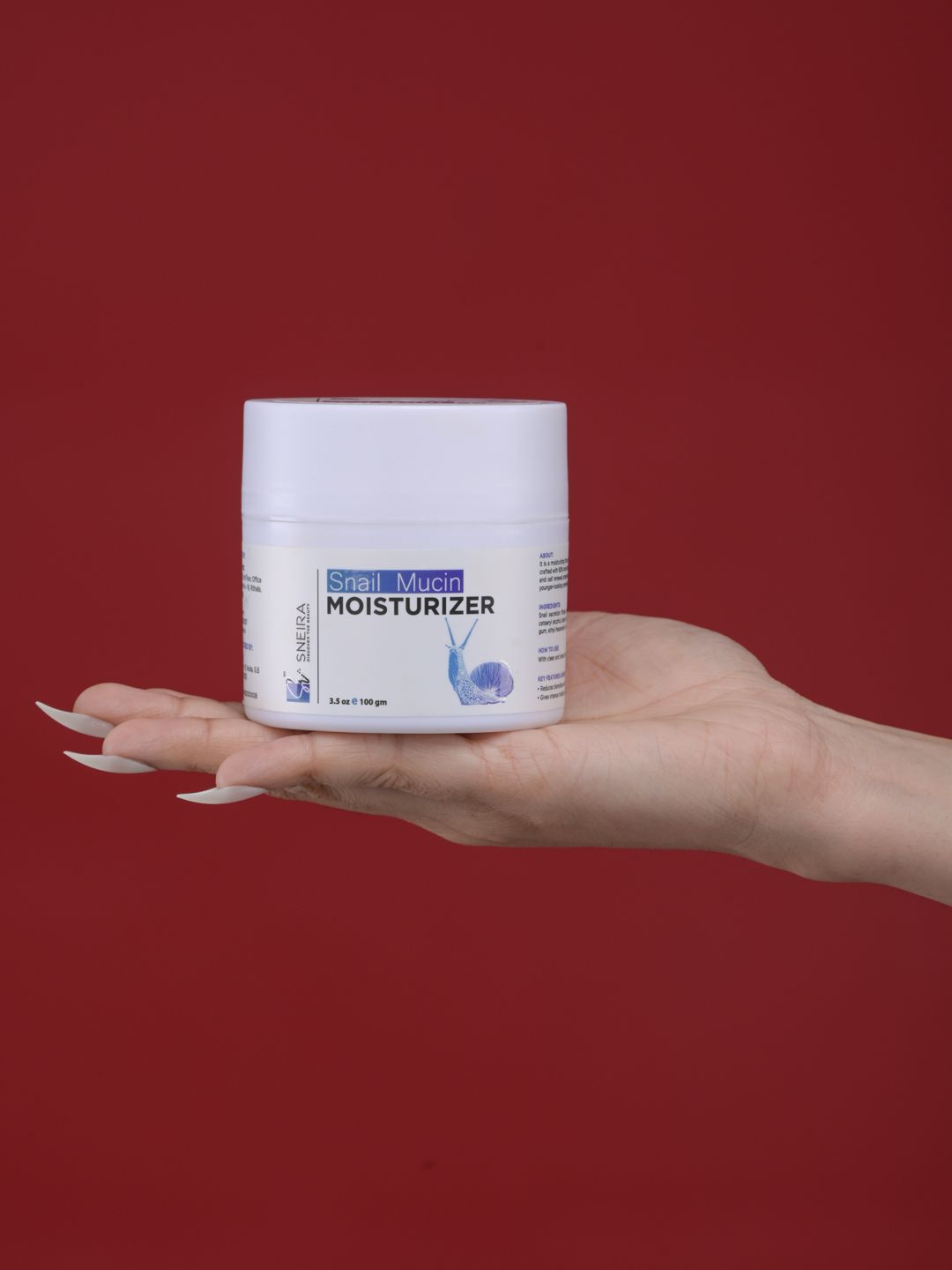 Buy SNEIRA Snail Mucin Moisturizer With Hyaluronic Acid - 100 g