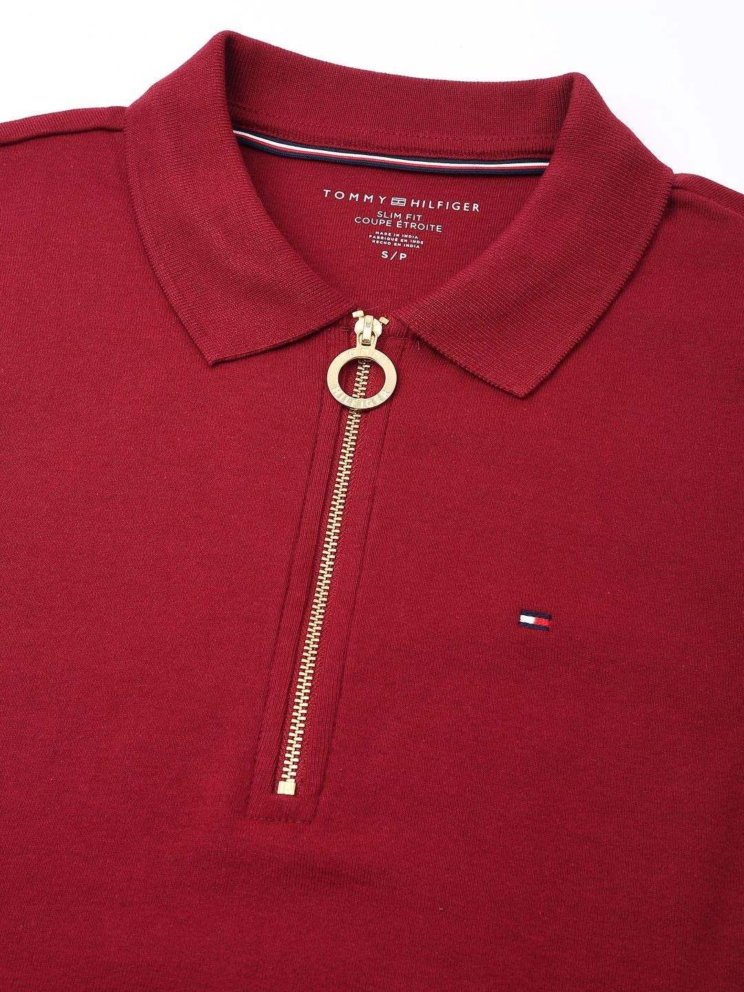 Polo Collar Pockets Slim Fit T-shirt