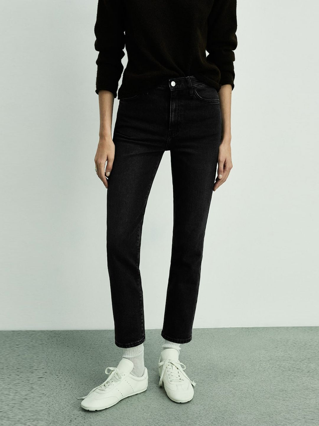 Slim Fit Cropped Stretchable Jeans