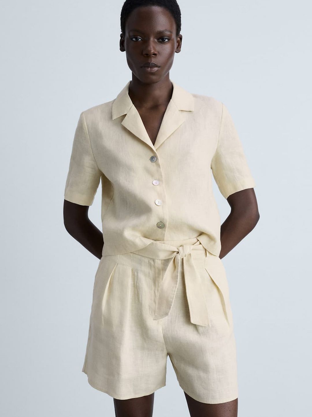 Pure Linen Shorts