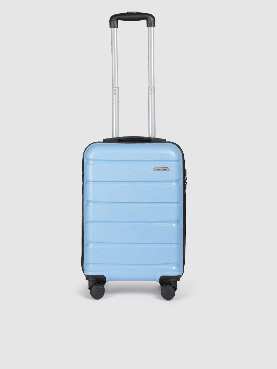 Teakwood Leathers Teakwood Leathers India 360-Degree Rotation Solid Hard Sided Cabin Size Trolley Bag- 38L