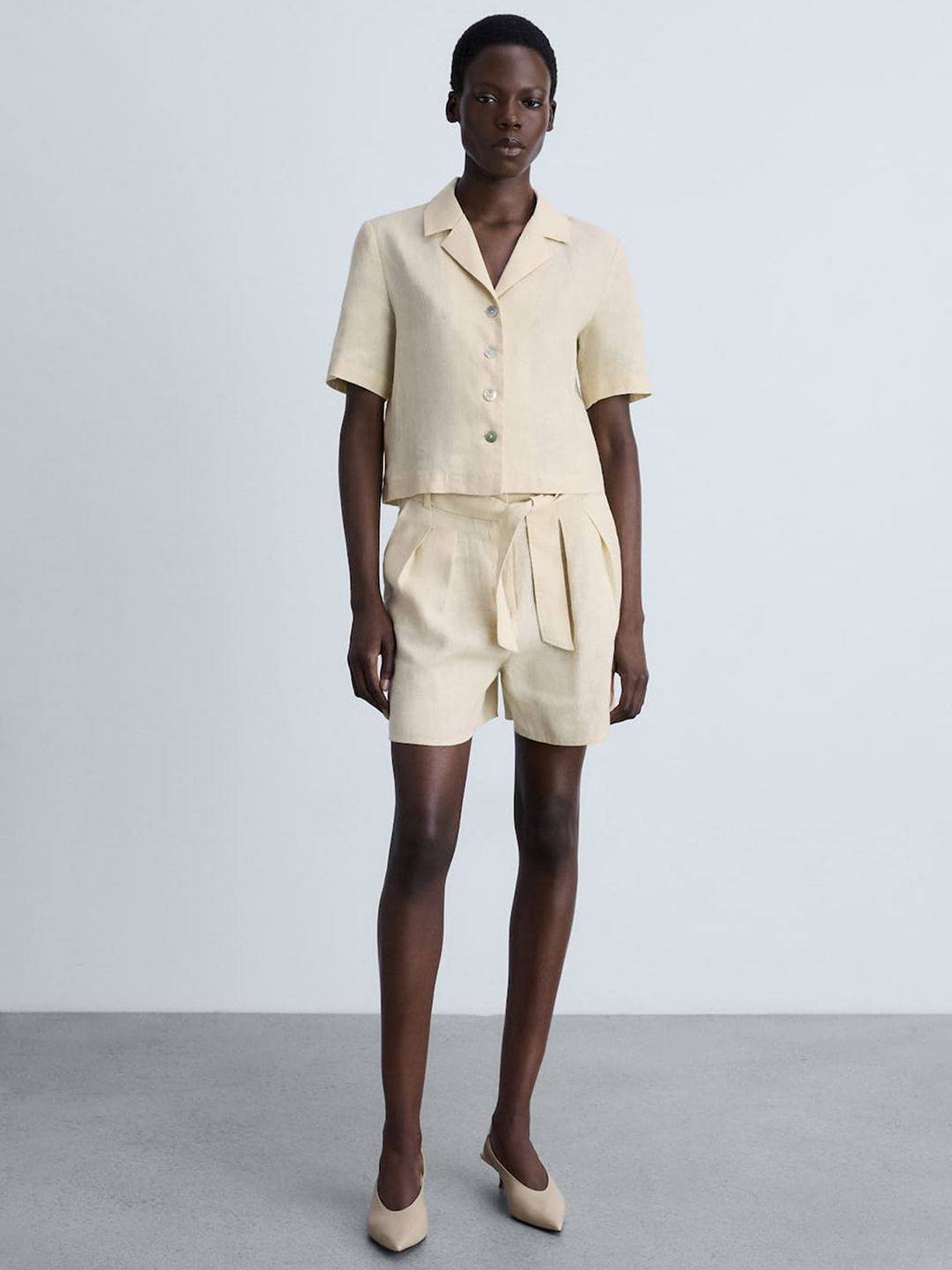 Pure Linen Shorts