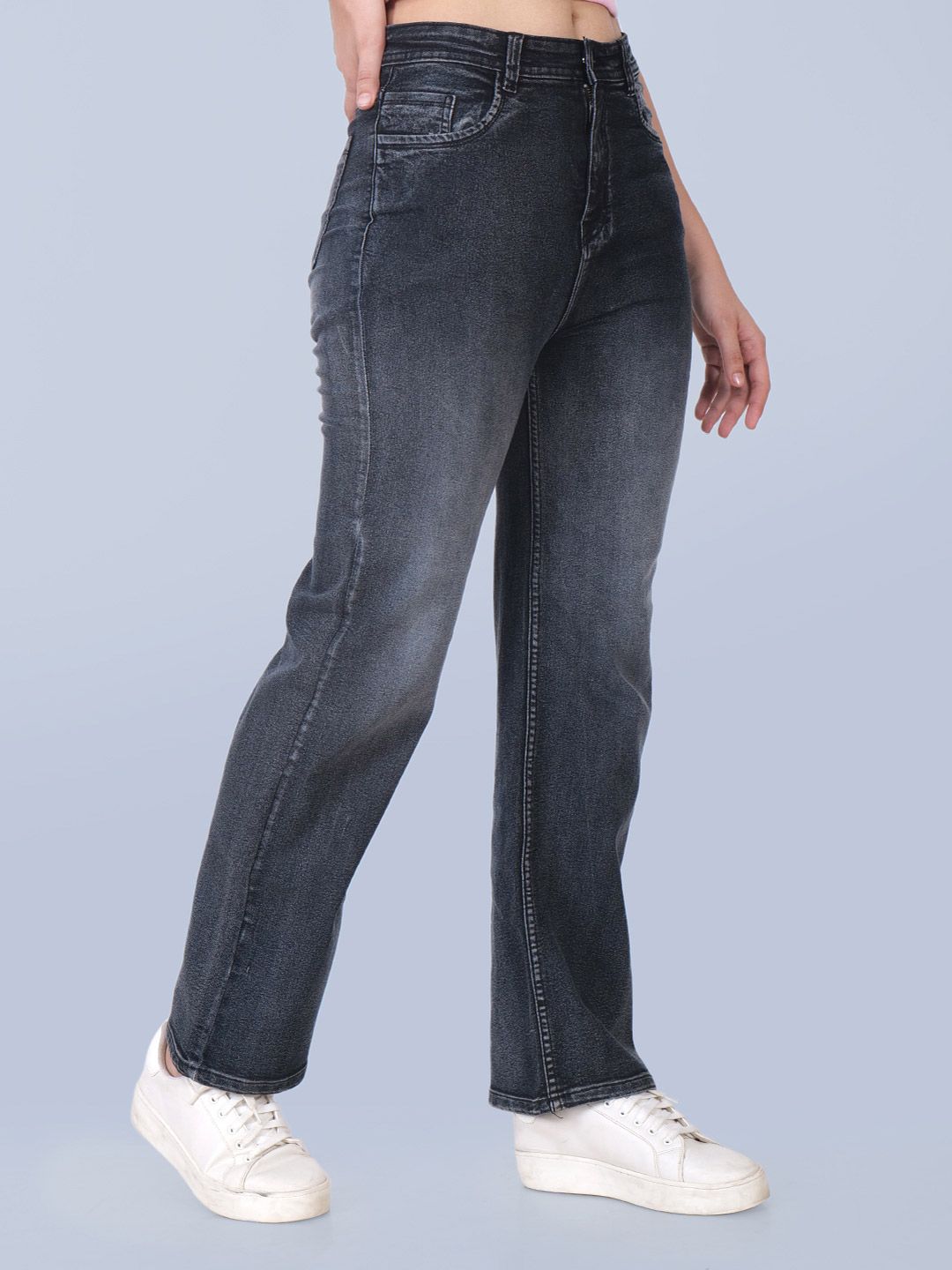 Buy ZXN CLOTHING Women Cotton Comfort Straight Fit Stretchable