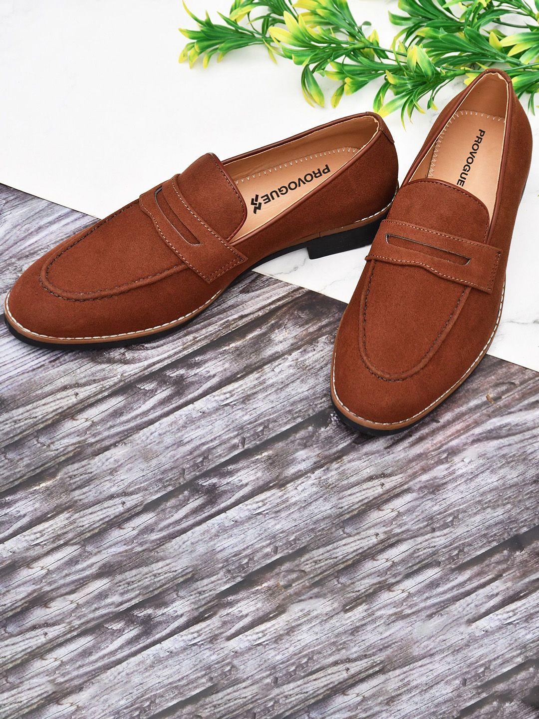 Provogue Men Leather Formal Loafers