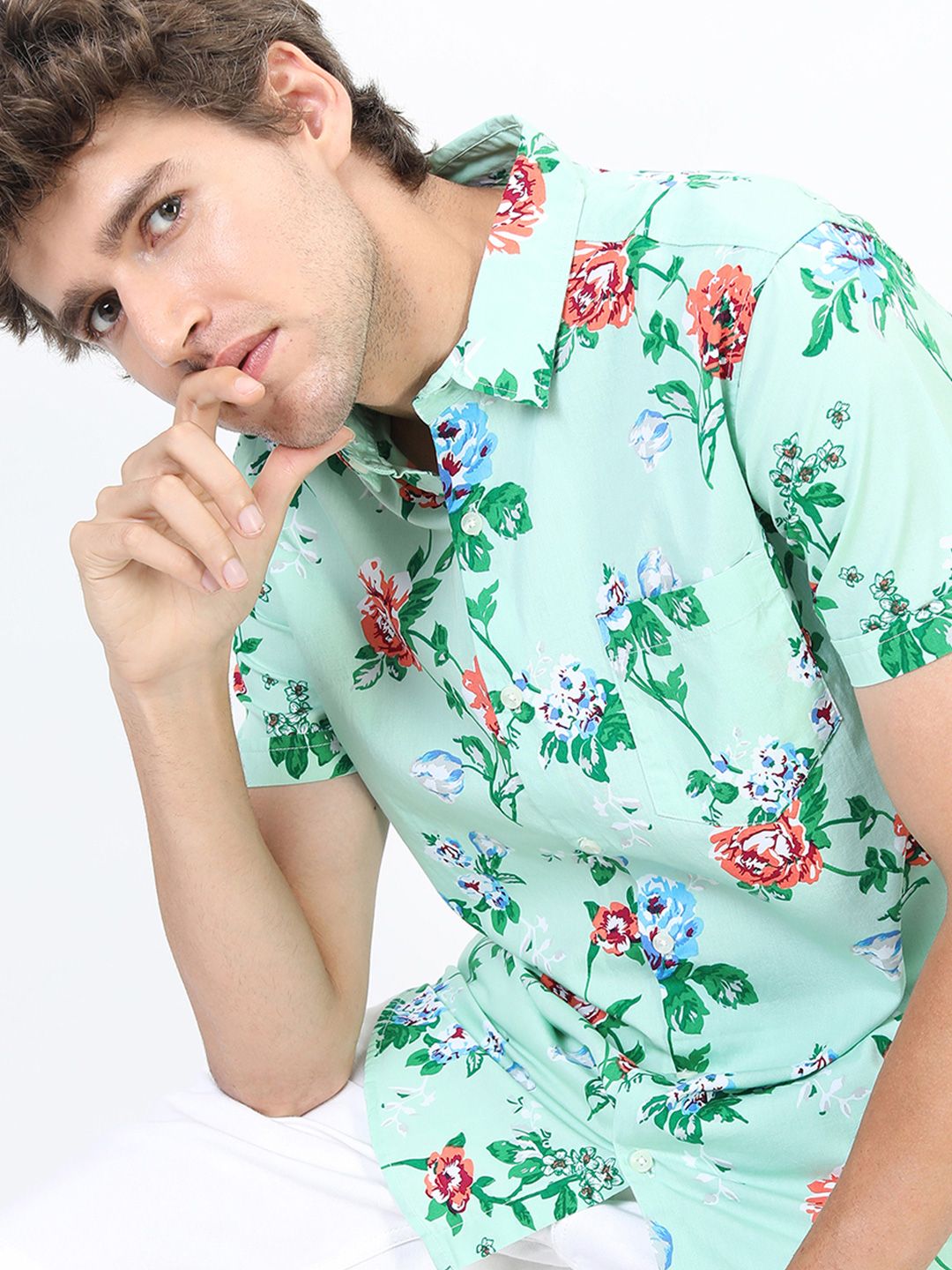 HIGHLANDER Highlander Men Slim Fit Printed Shirt