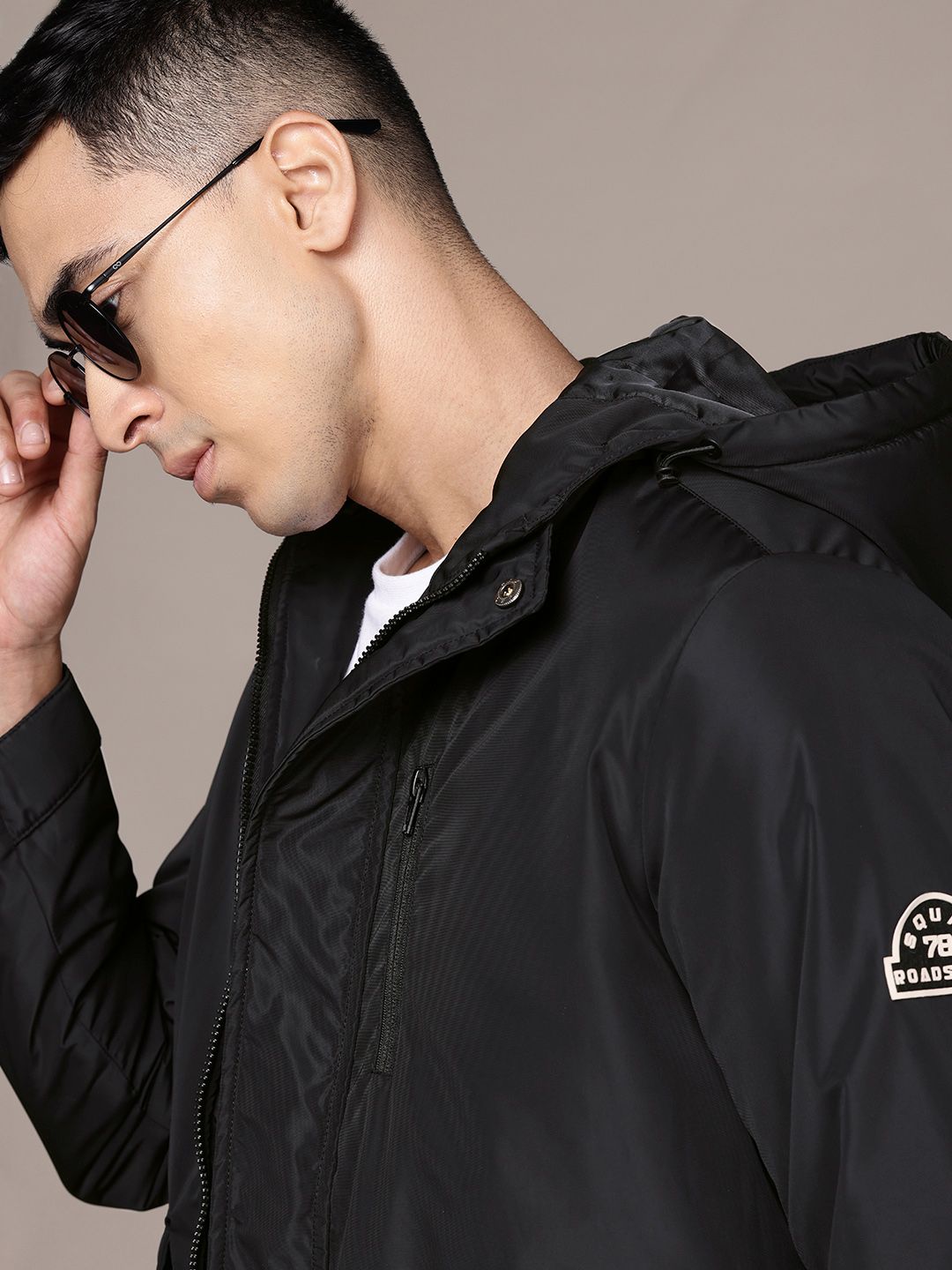 Buy The Roadster Lifestyle Co. Hooded Padded Jacket - Jackets for