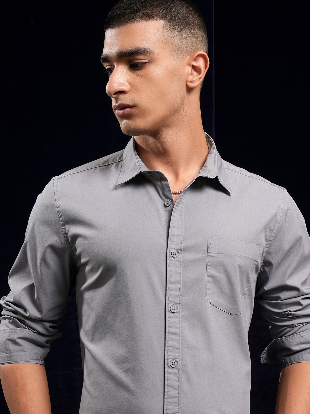 HIGHLANDER Men Popcorn Textured Printed Striped Relaxed Shirt