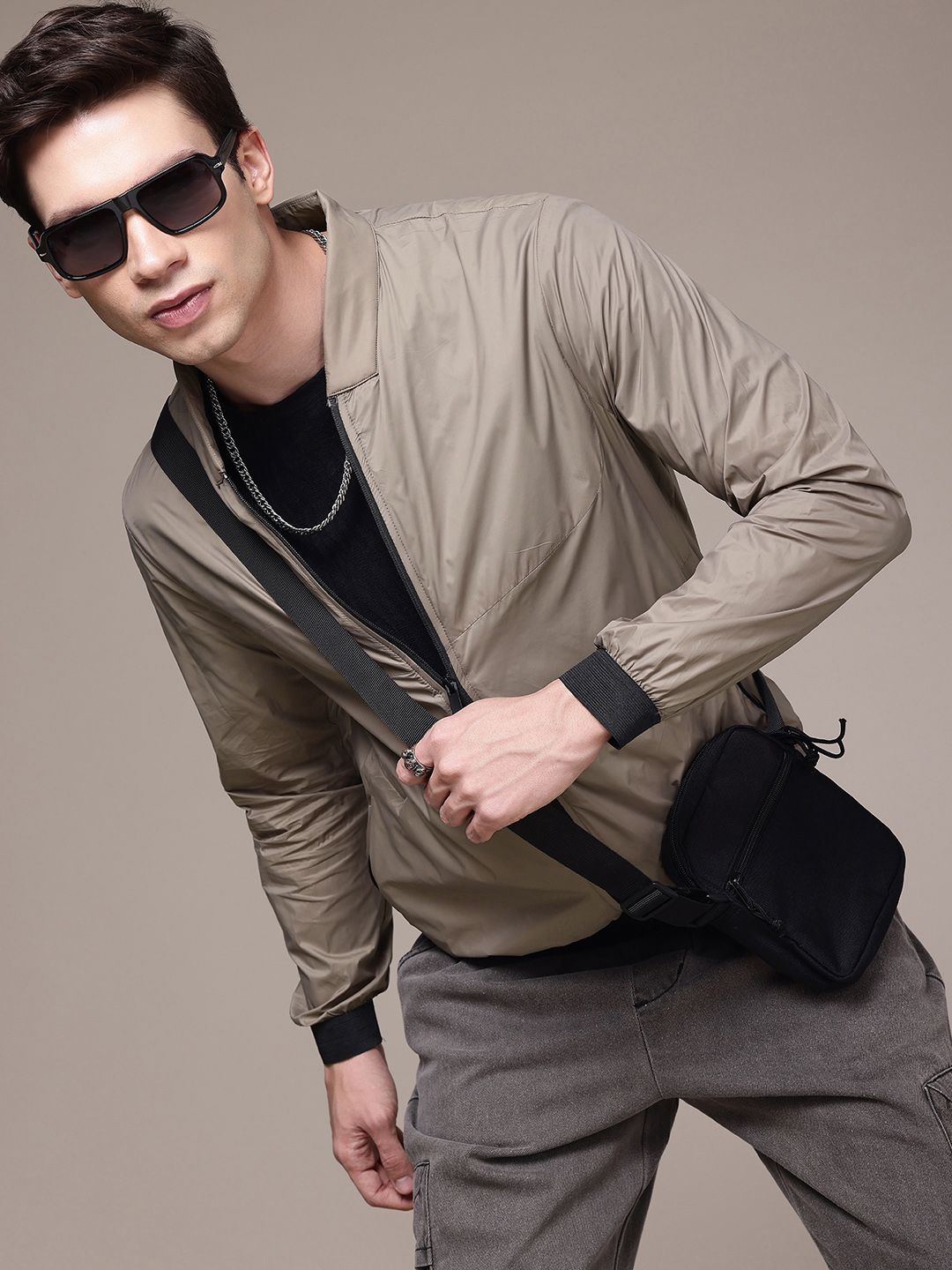 The Roadster Life Co. Mandarin Collar Sporty Jacket