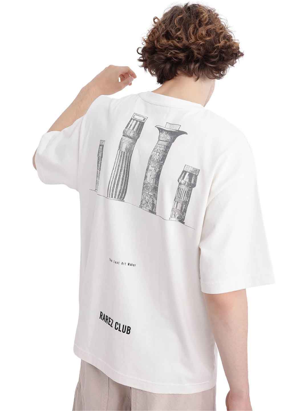 RARE RABBIT Men Printed Extended Sleeves T-shirt deal from myntra