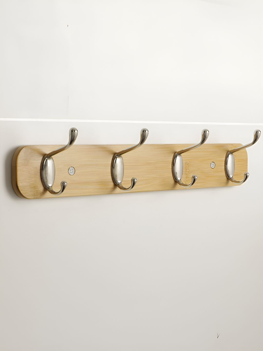 HOKIPO Brown Wood Wall Holder