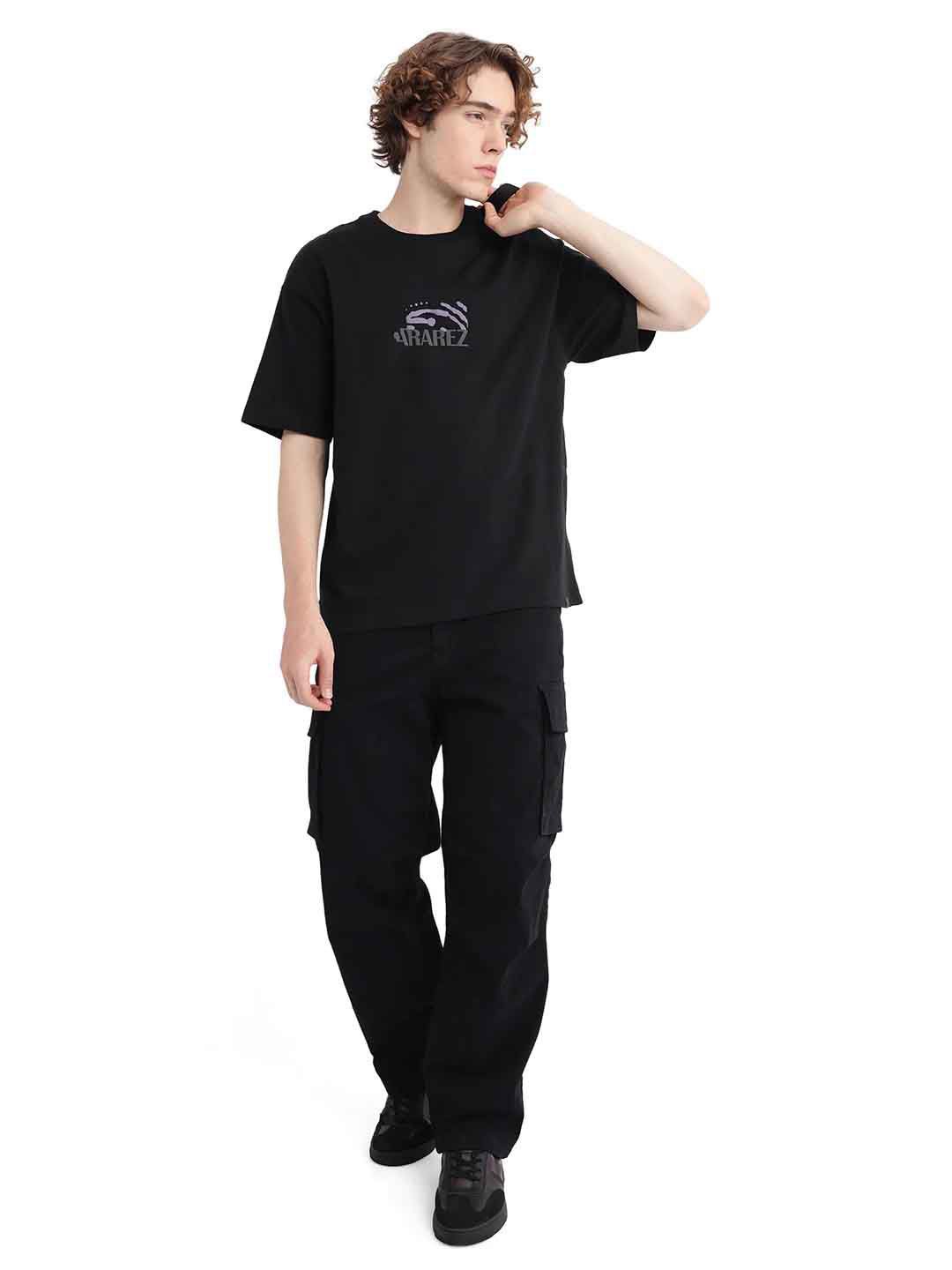 RARE RABBIT Men Printed T-shirt deal from myntra