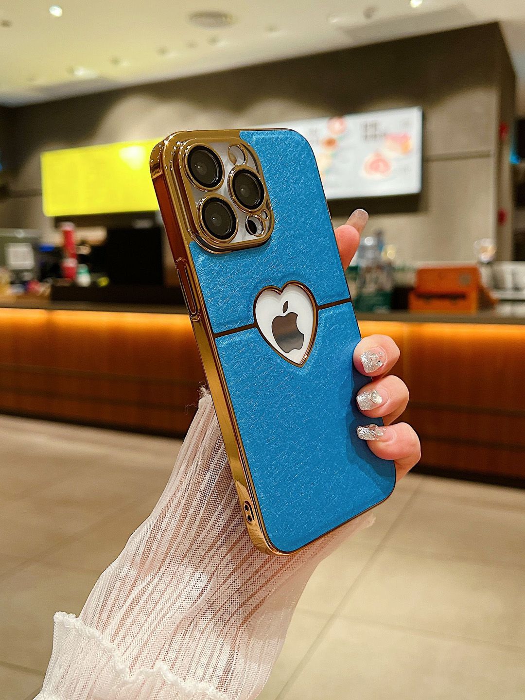 Luxury Kase Textured Printed iPhone 15 Pro Max Back Case