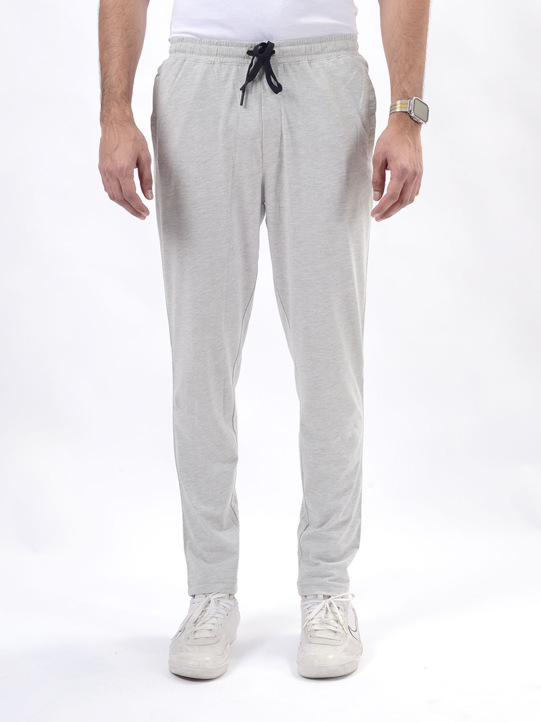 JADE BLUE Men Regular Fit Mid-Rise Cotton Track Pant