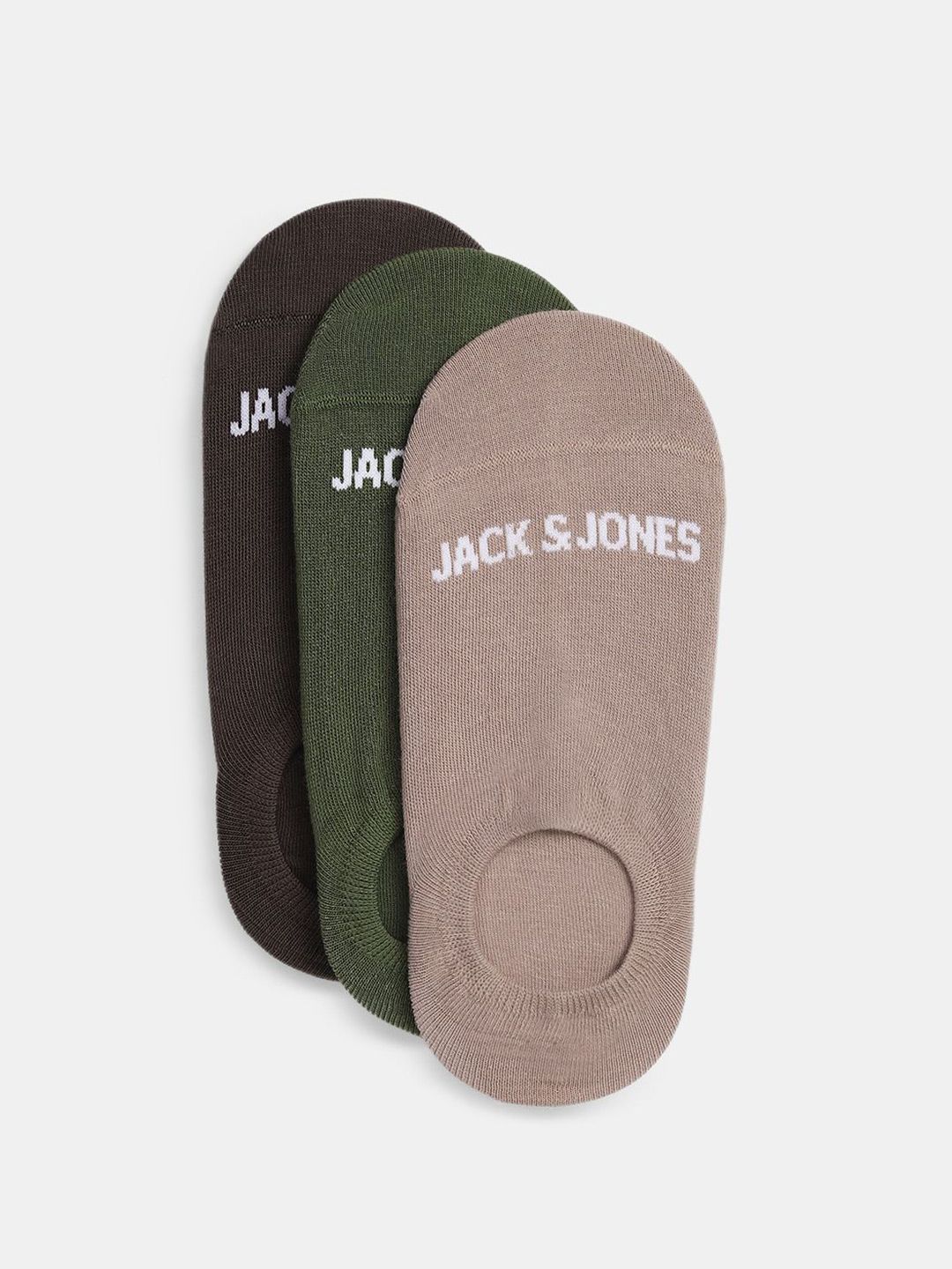 Jack & Jones Men Pack Of 3 Shoe-Liner Socks