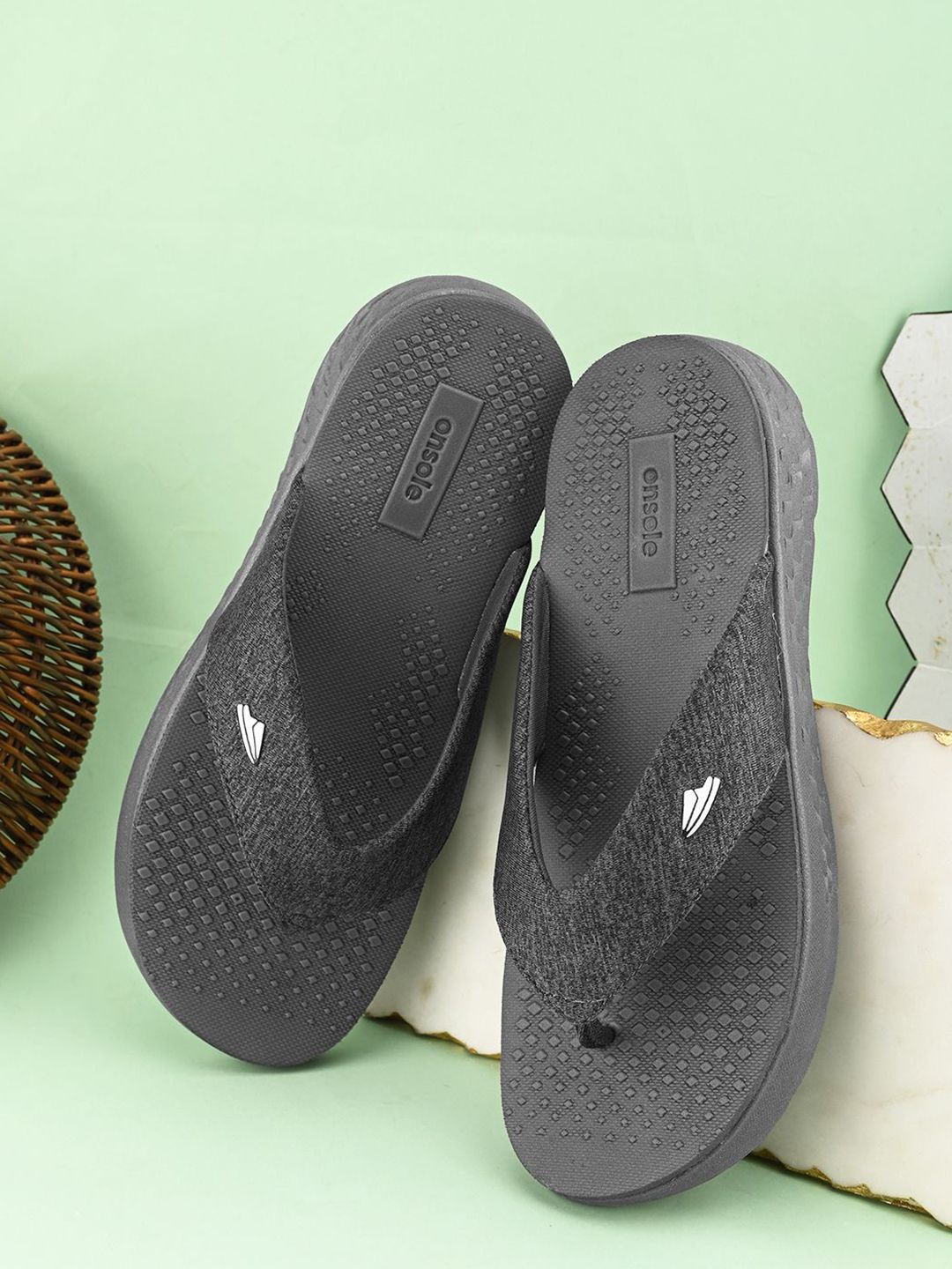 ONSOLE Men Rubber Slip-On Flip Flops