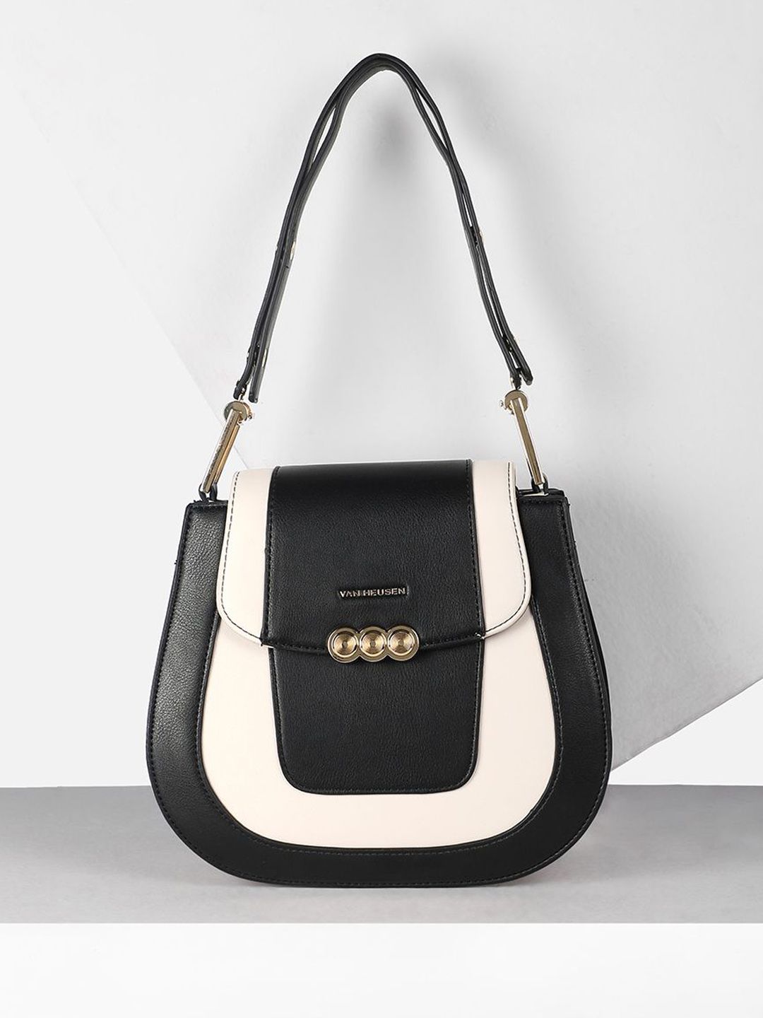 Van Heusen Woman Van Heusen Woman Colourblocked Structured Satchel Bag