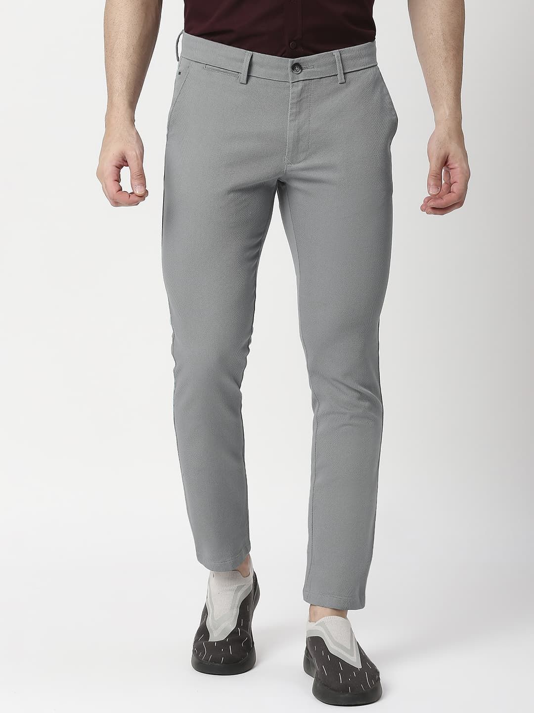 Basics Men Tapered Fit Trousers