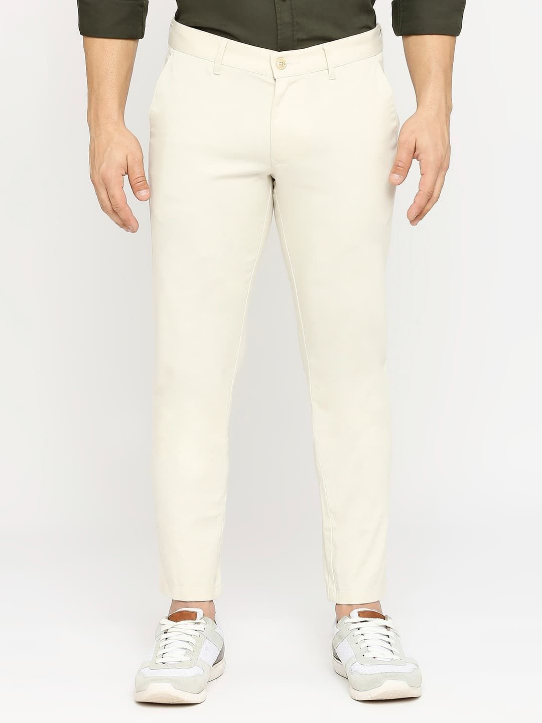 Basics Men Tapered Fit Trousers