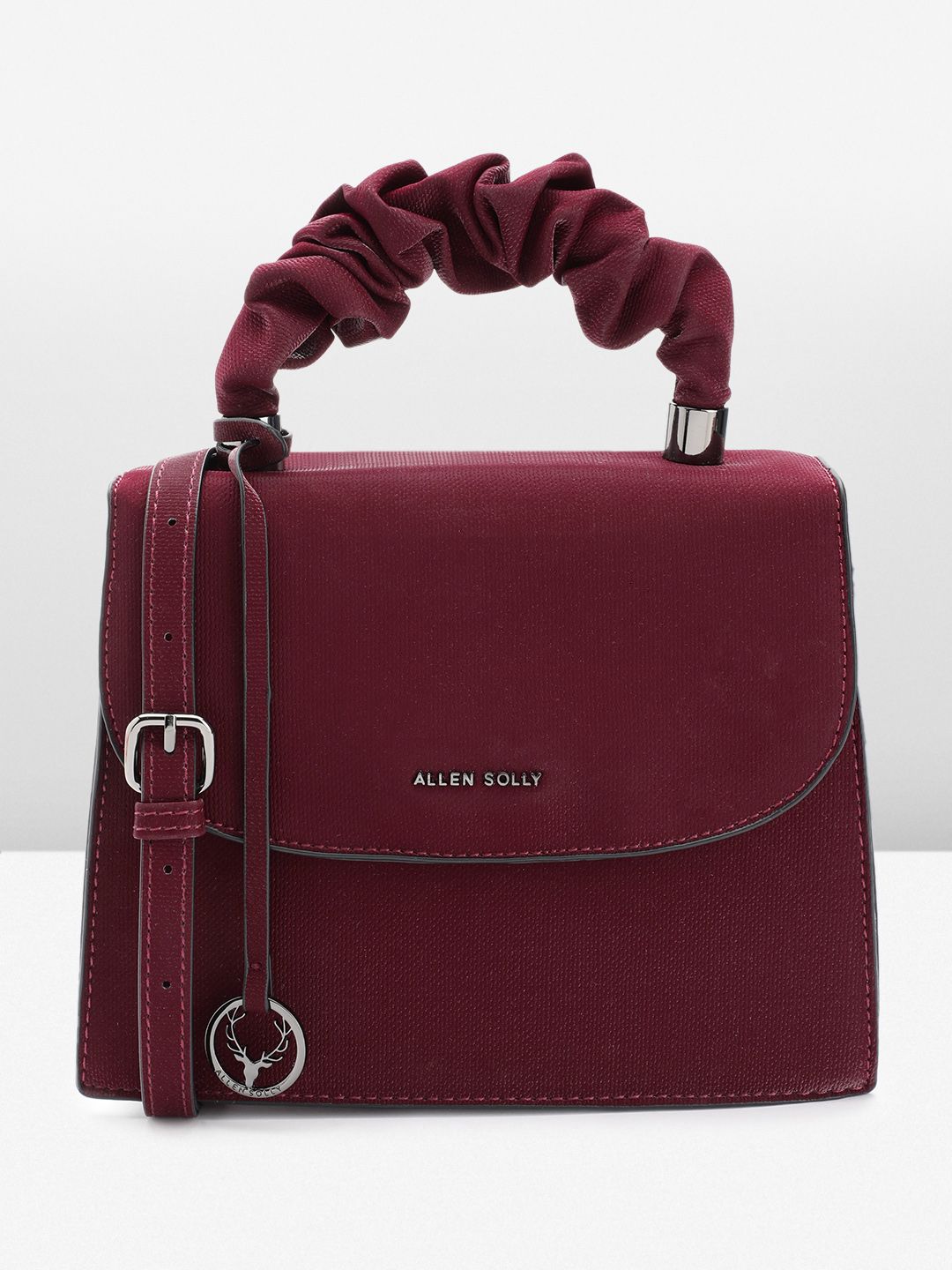 Allen Solly Allen Solly PU Structured Satchel Bag