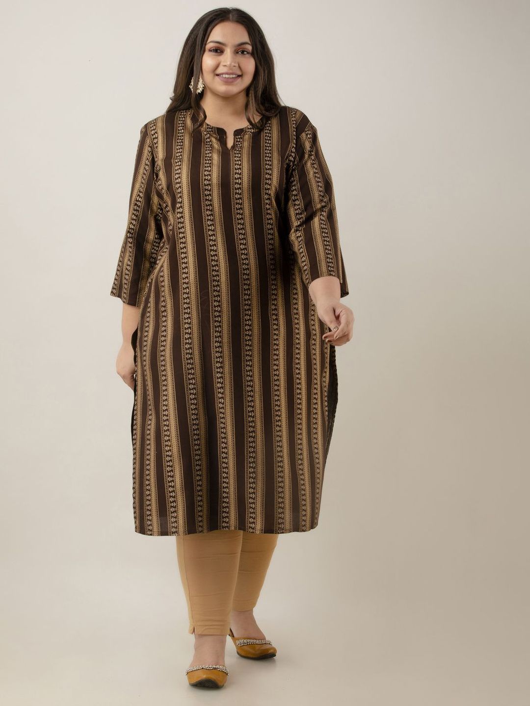 Fashion Zest Fashion Zest Floral Printed Straight Kurta