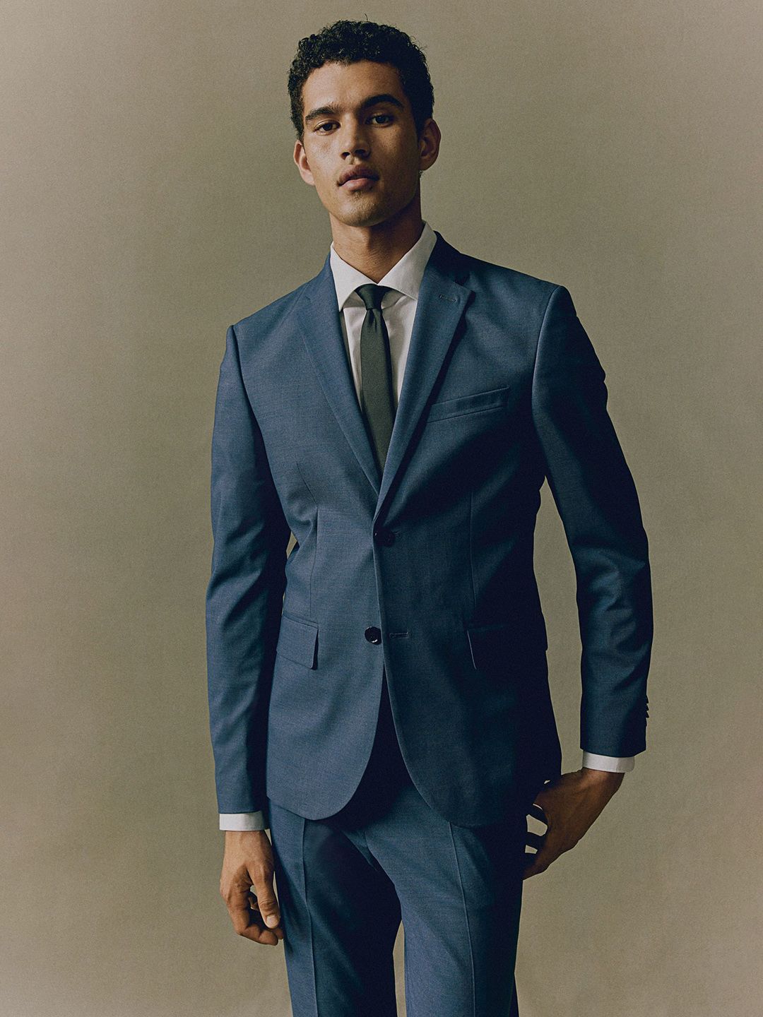 H&M Slim Fit Single-Breasted Jacket deal from myntra