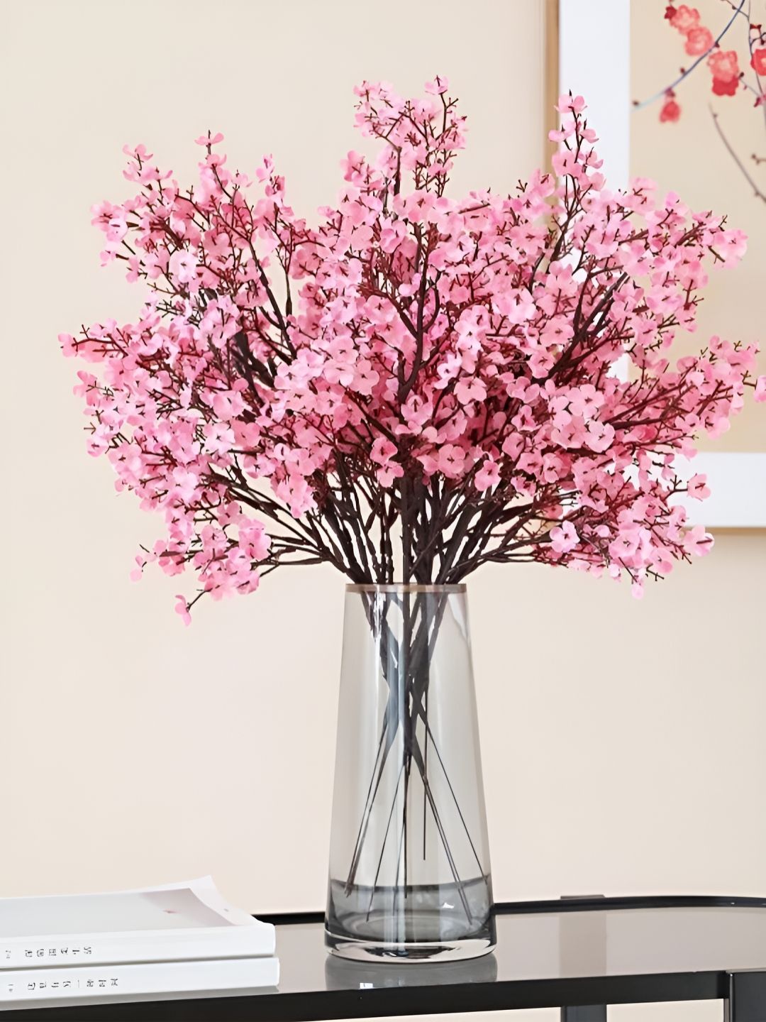 TIED RIBBONS TIED RIBBONS Pink 5 Pieces Gypsophilia Artificial Flower