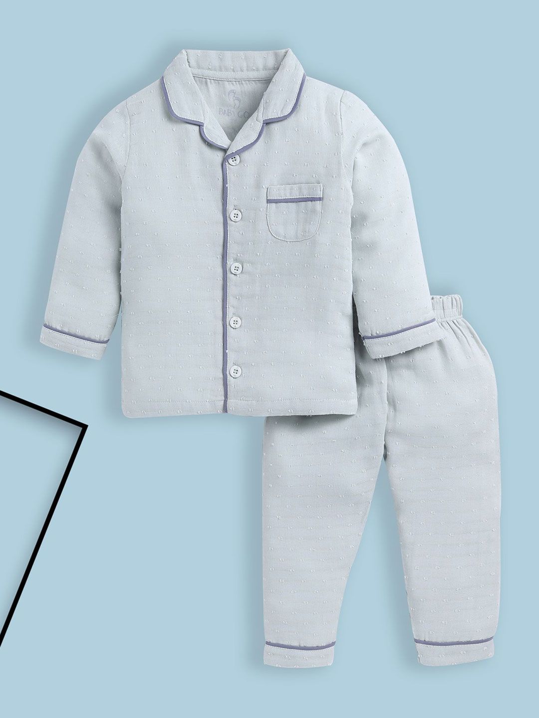 BABY GO Boys Shirt with Pyjamas