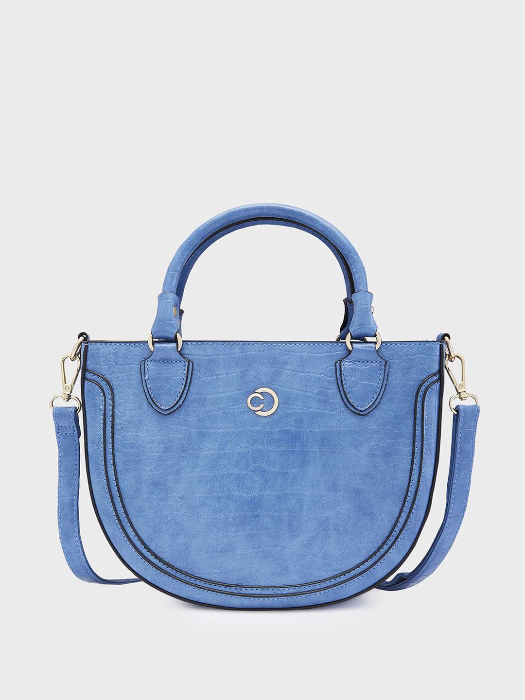 Caprese Caprese Nicole Women Blue Small Satchel Bag