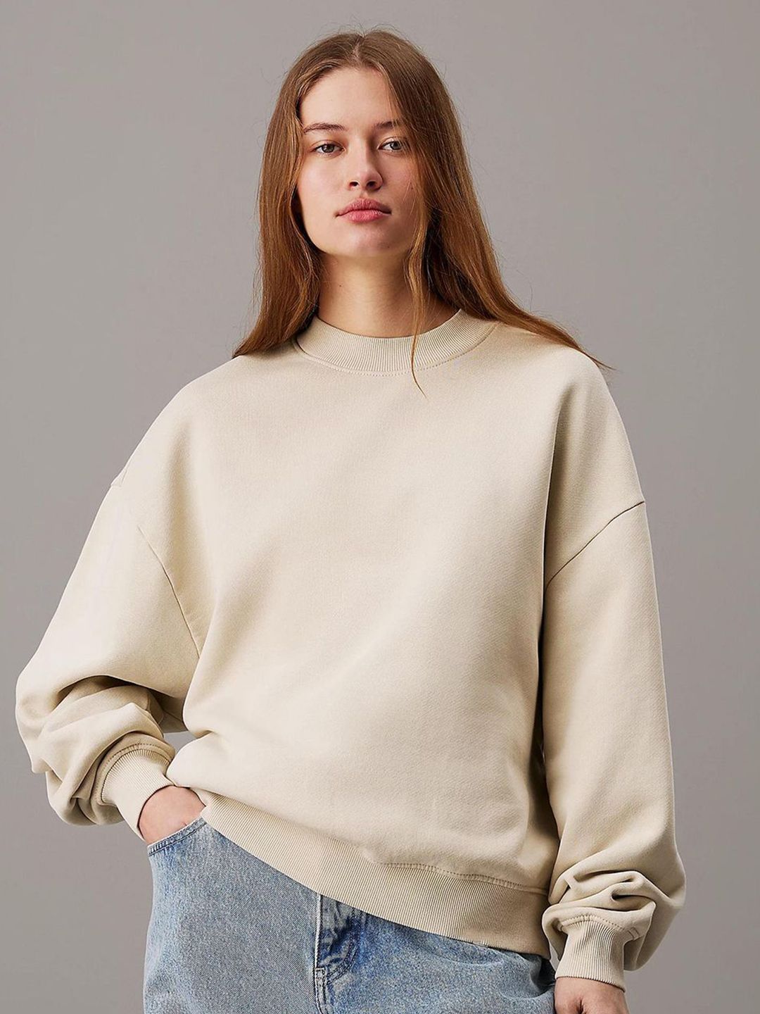 Stylecast X Kotty Women Round Neck Long Sleeves Sweatshirt