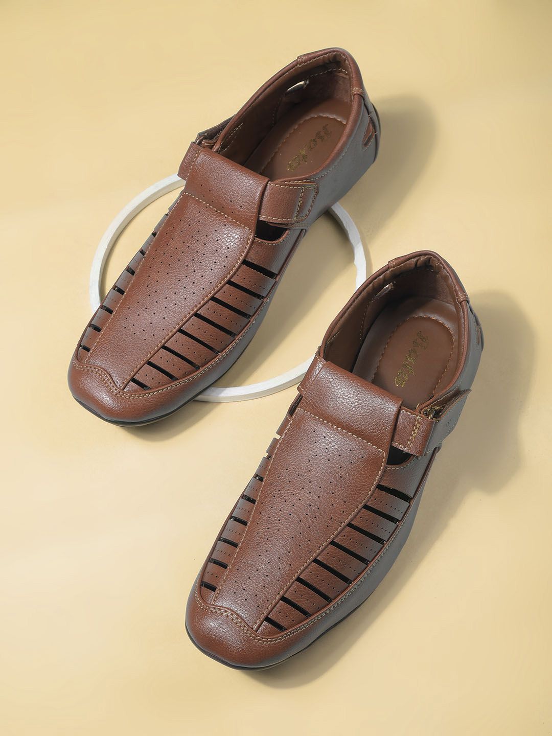 Bata Bata Men PU Shoe-Style Sandals