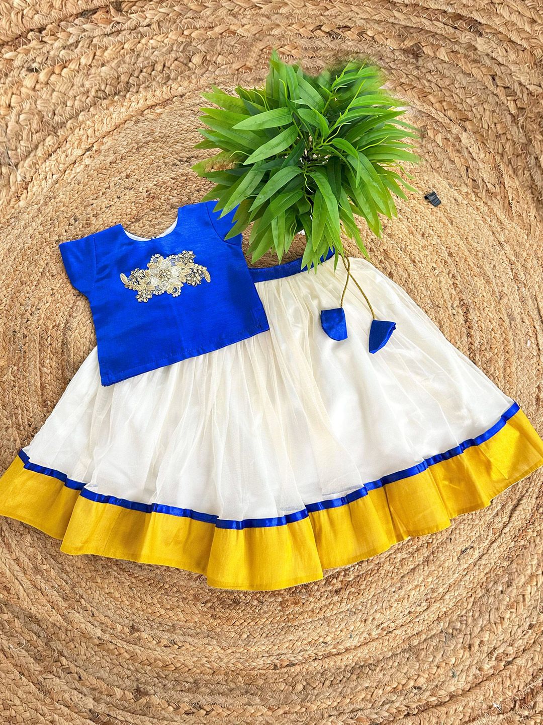 STANWELLS KIDS Girls Embroidered Printed Lehenga Choli Dress