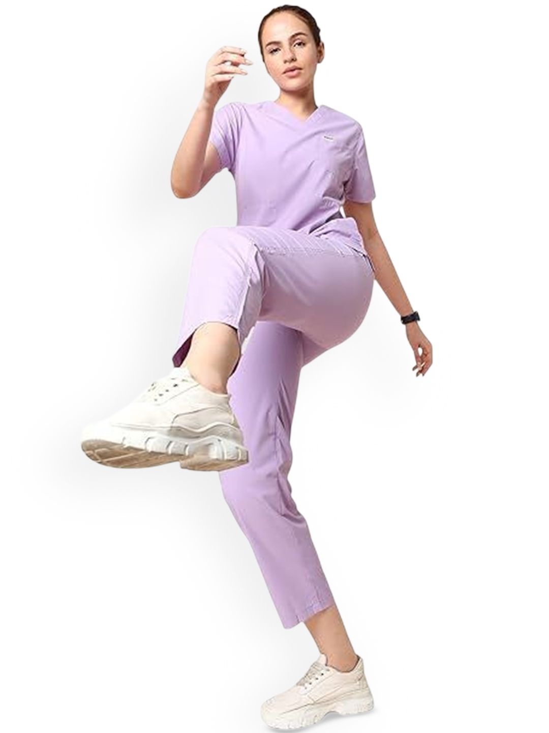 KNYA Women Doctor 5-Pocket Scrub Suit