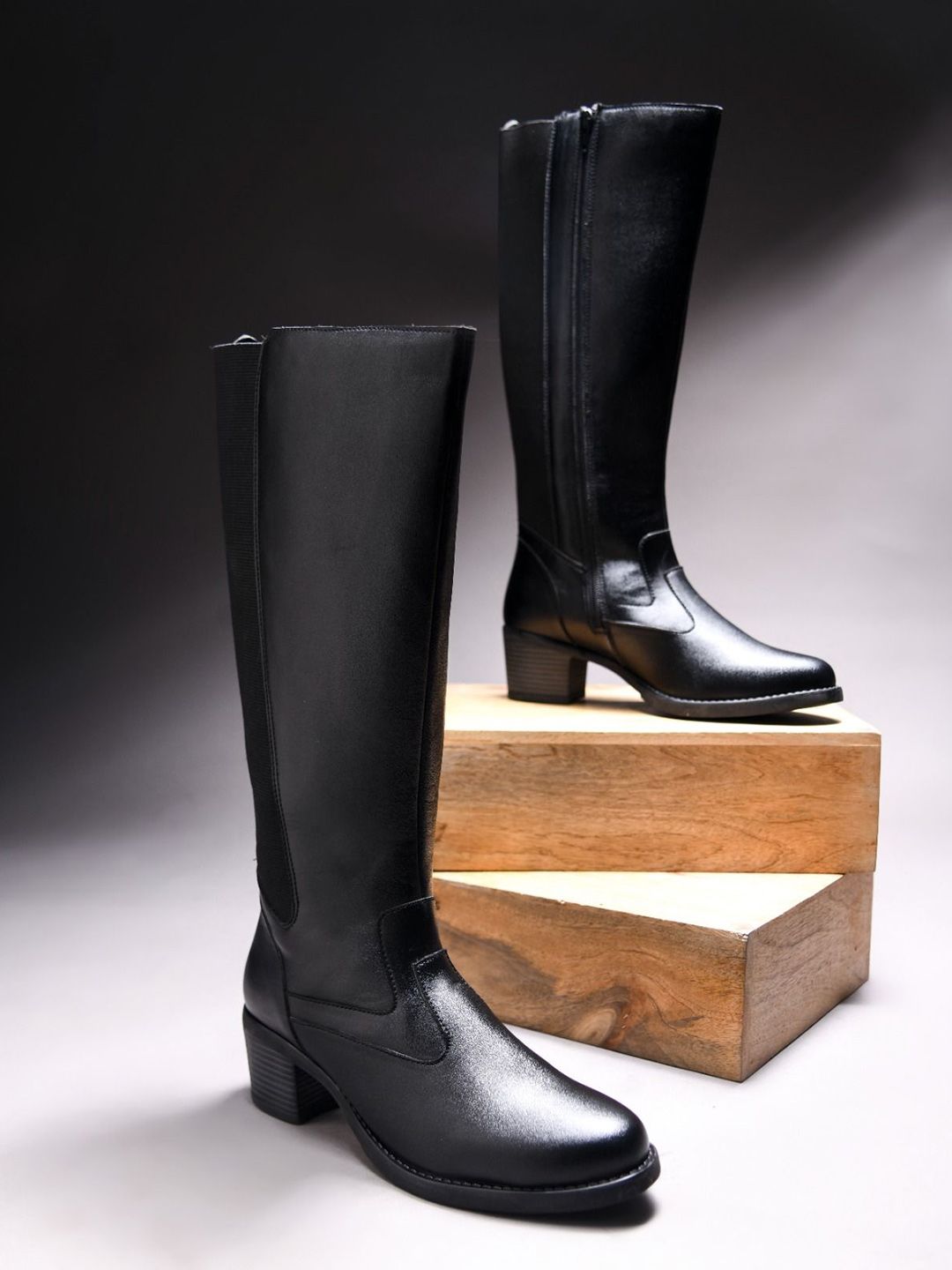 CLOG LONDON Women Casual Block-Heeled Winter Boots
