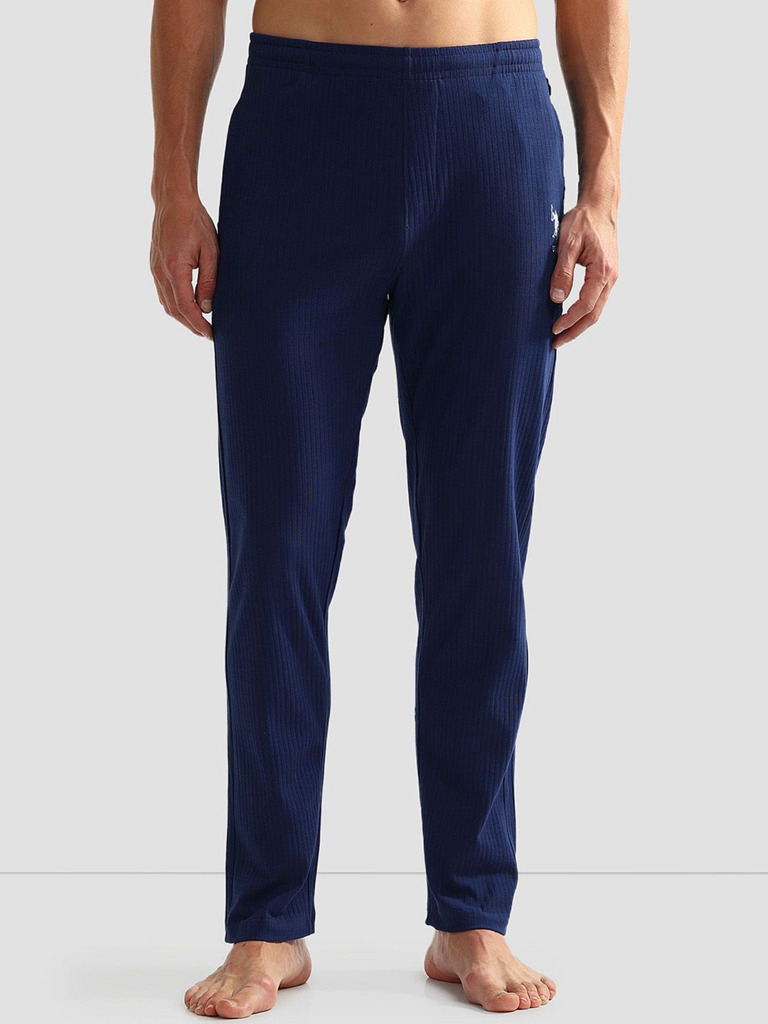 U.S. Polo Assn. Mens All Over Striped Pure Cotton OELP4 Lounge Pants