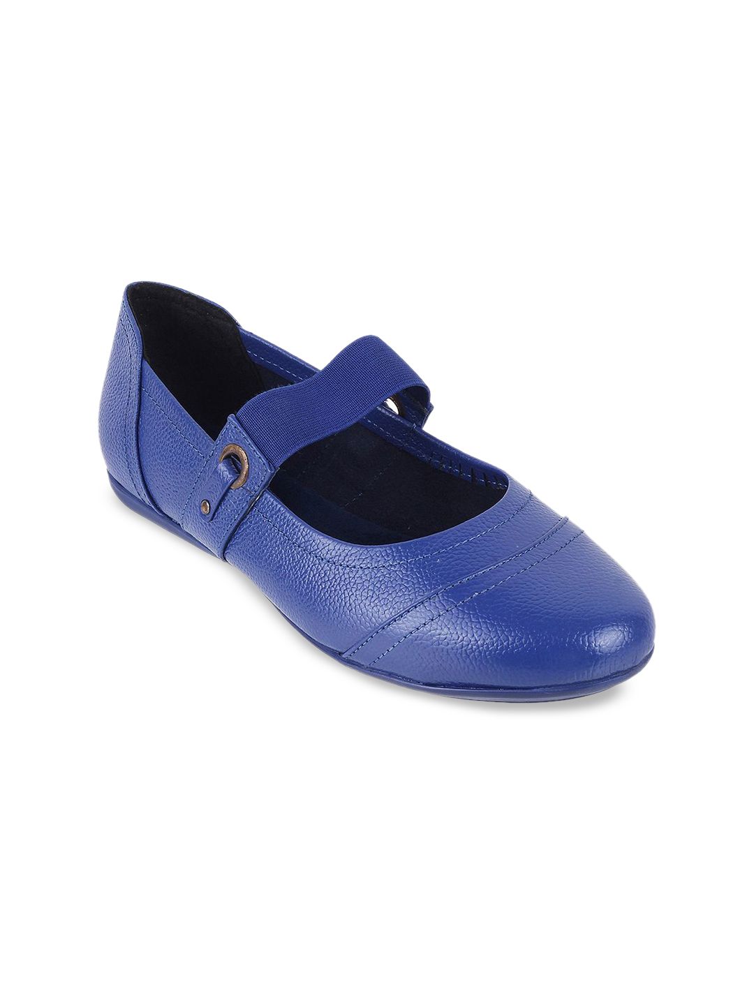 Catwalk Women Leather Velcro Pointed Toe Loafers