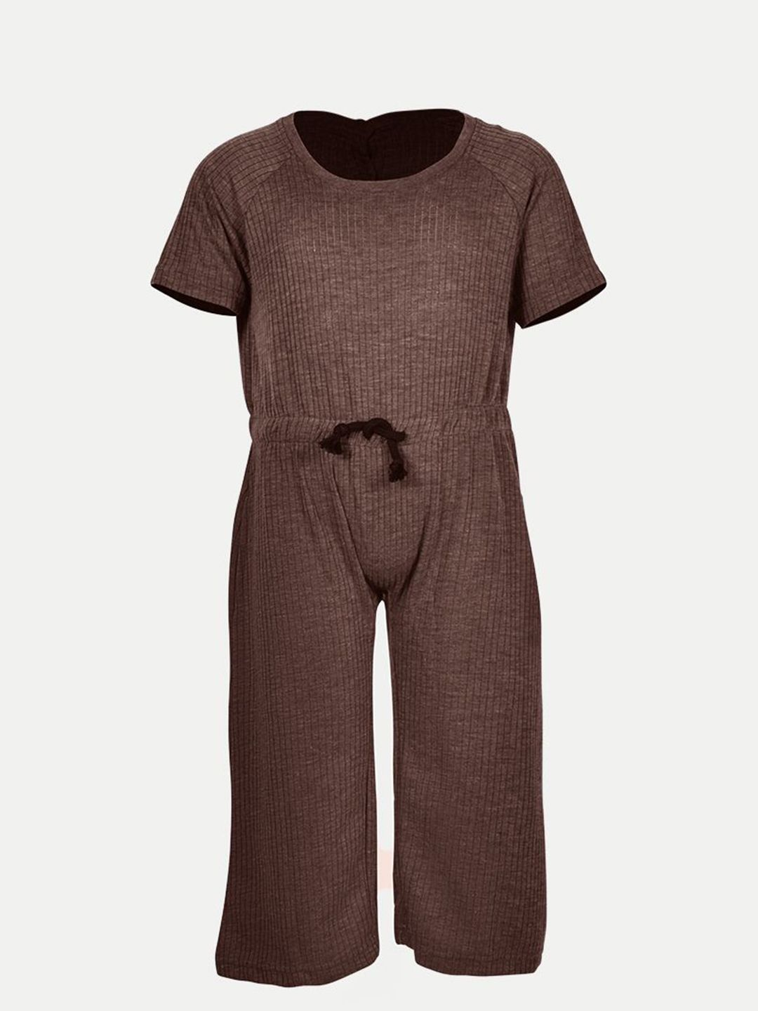 BAESD Girls Solid Basic Jumpsuit