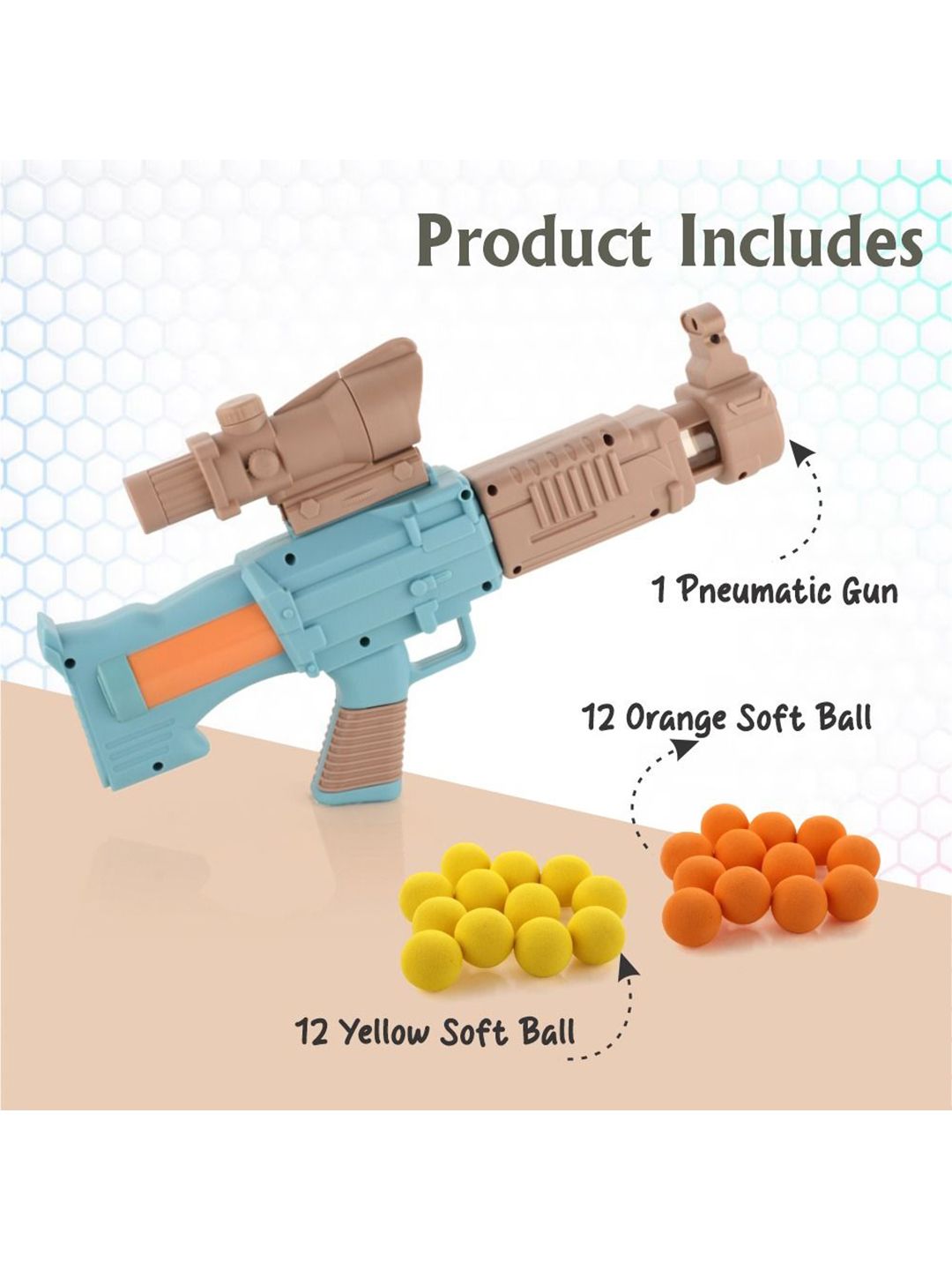 Buy Aditi Toys Kids BPA Free Space Explorer Pneumatic Gun
