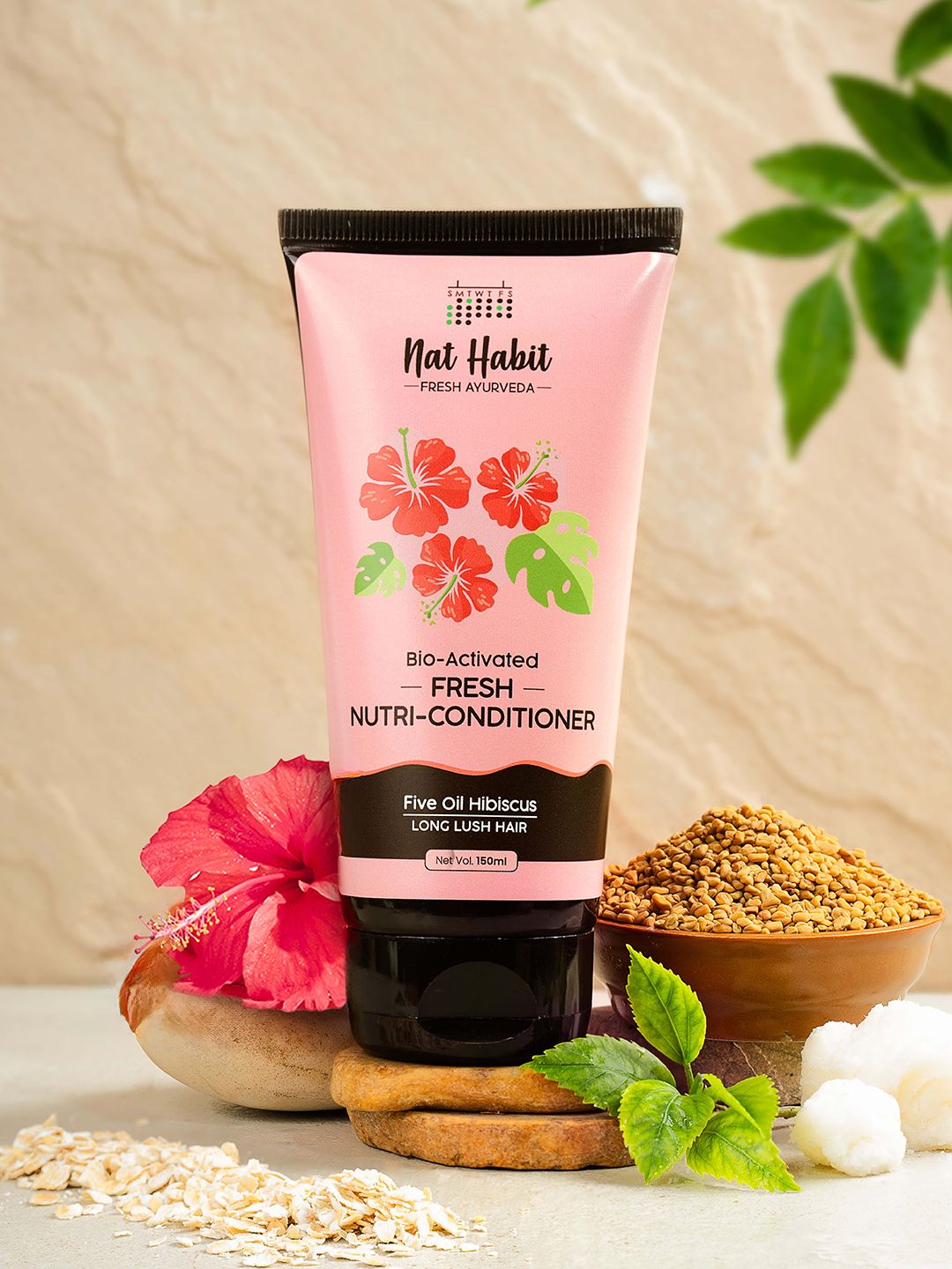 Nat Habit Five Oil Hibiscus Conditioner With Fenugreek-150ml