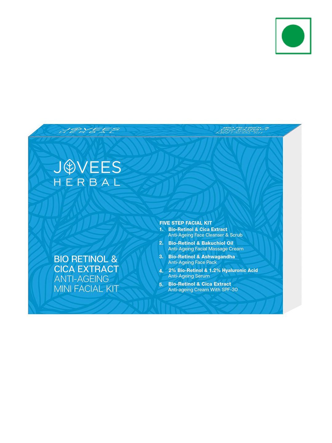 Jovees Bio Retinol & Cica Extract Anti Ageing Mini Facial Kit-215g