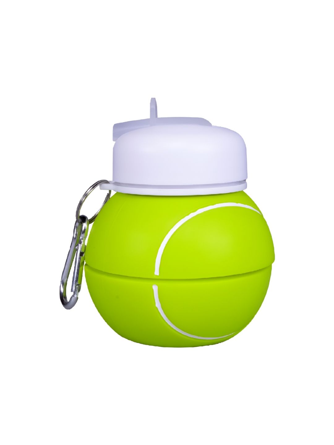 Smily Kiddos Green Colourblocked Plastic Collapsible Sipper - 550ml