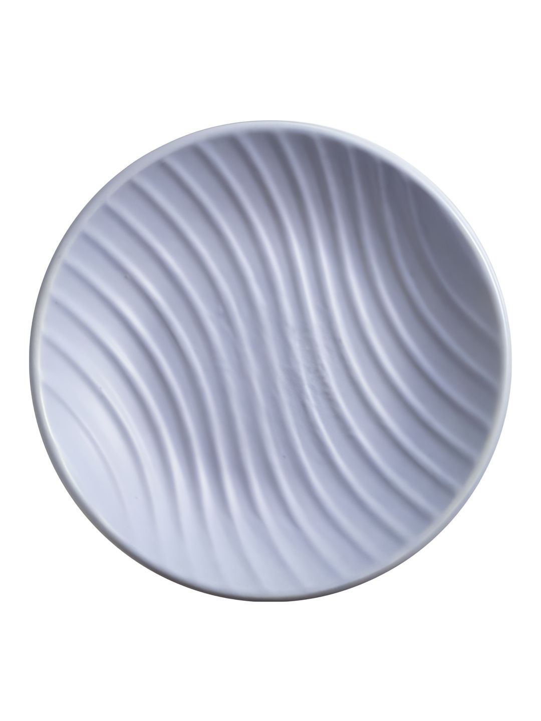 FabSeasons Purple Textured Ceramic Soap Dish