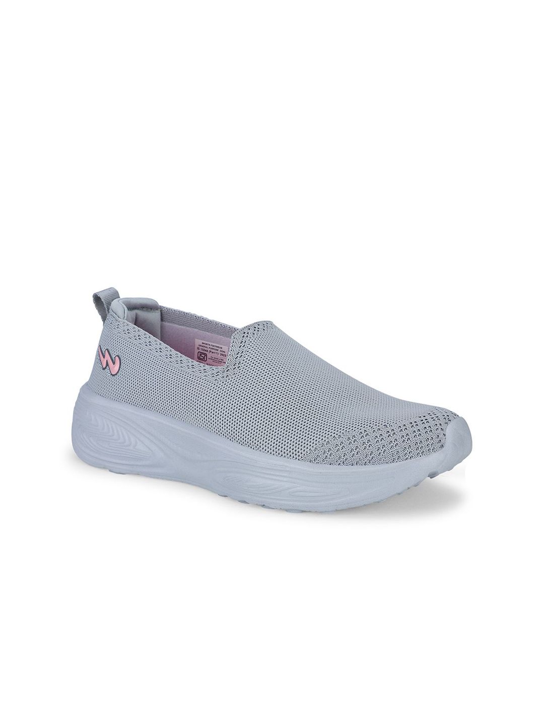 Campus Women Round Toe PU Slip-On Sneakers