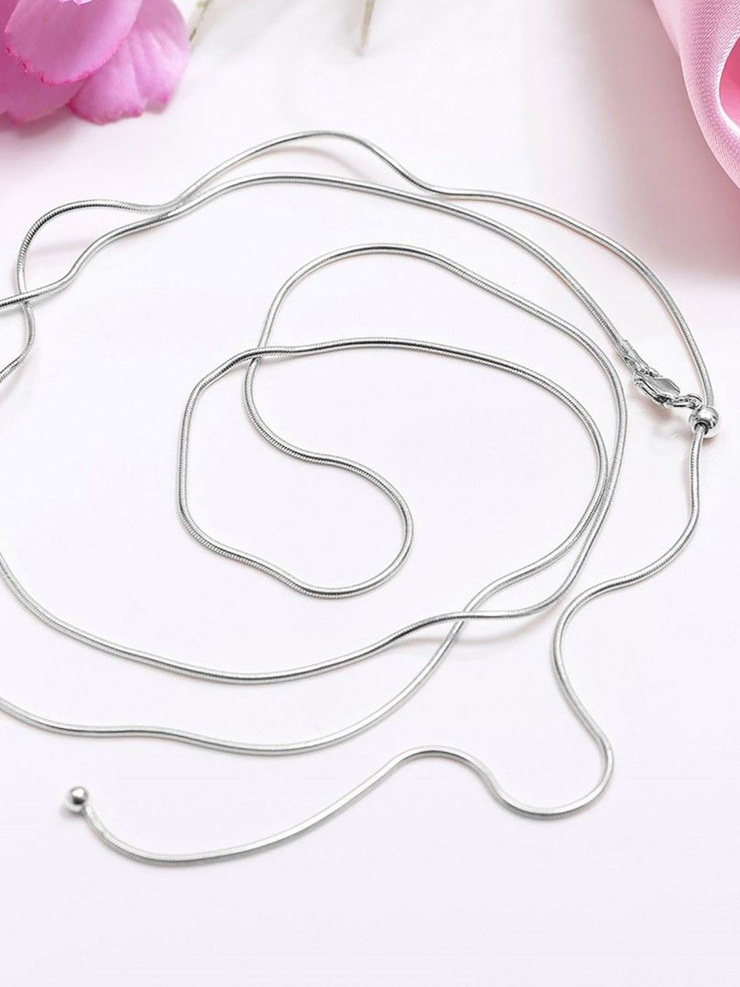 Buy Zavya Rhodium Sterling Rhodium-Plated Body Chain - Necklace