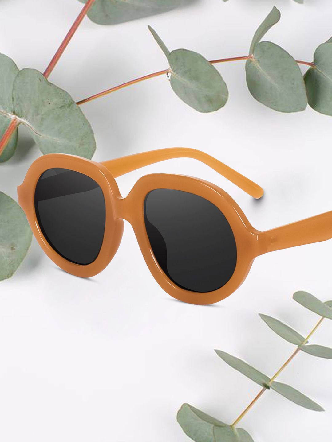 Peter Jones Eyewear Unisex Oversized Sunglasses with UV Protected Lens ZN3815OG-Orange