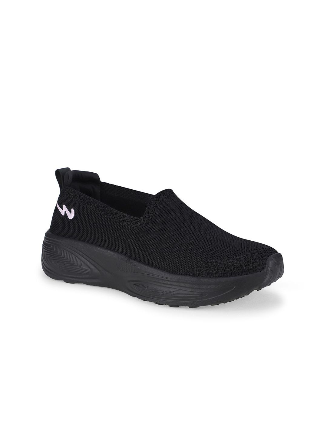 Campus Women PU Round Toe Slip-On Sneakers