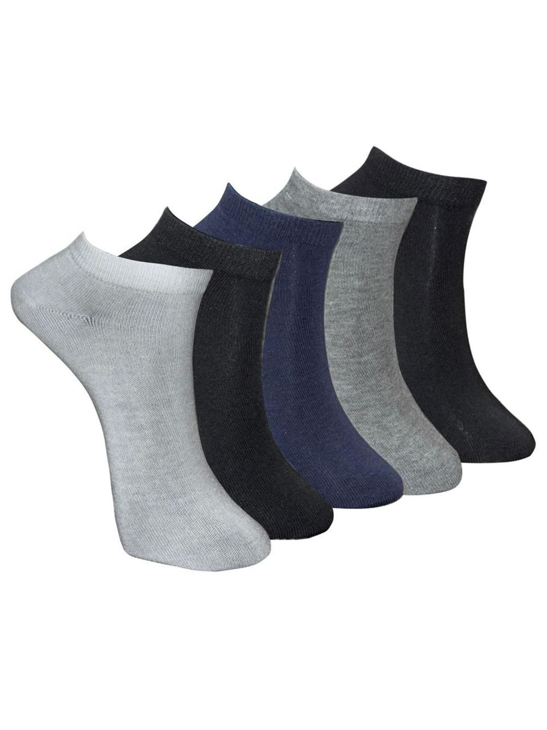 The Roadster Lifestyle Co Pack Of 5 Ankle Length Socks