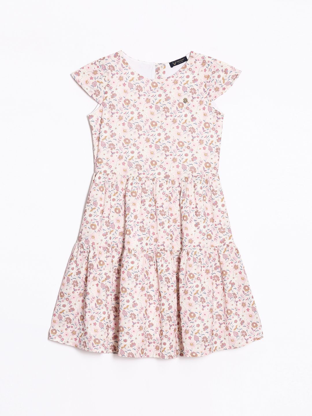 Allen Solly Junior Girls A-Line Floral Dress